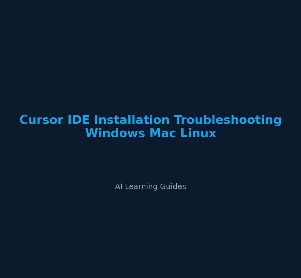 Instalar Cursor IDE en Windows, Mac y Linux: soluciona los errores