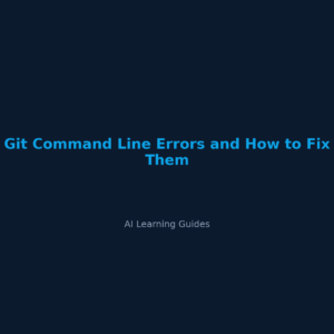 Errores de Git en la terminal: diagnóstico y rescate