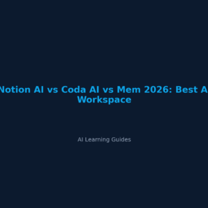 Notion AI vs Coda AI vs Mem 2026: Elige el Mejor Espacio de Trabajo con IA - ailearningguides.com