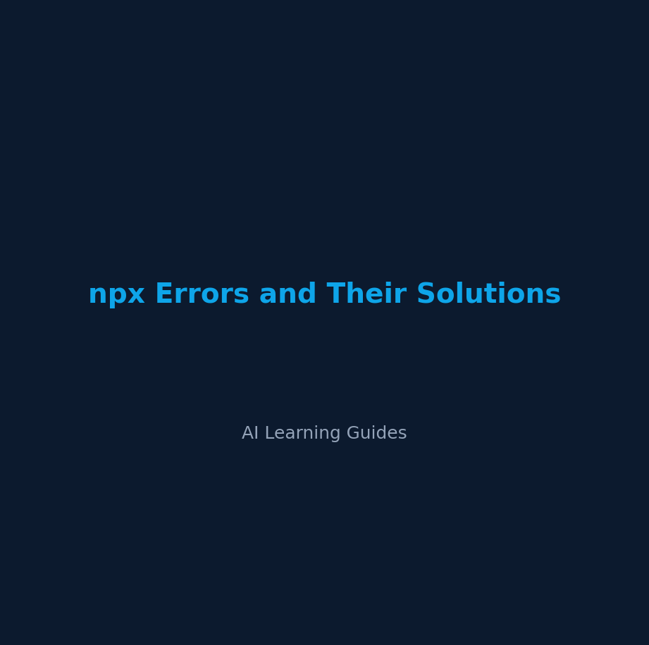 npx sin dolores de cabeza: errores comunes y sus soluciones