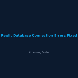 Replit Database: repara errores de conexión al instante