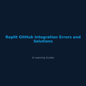 Integración de Replit con GitHub: errores y soluciones