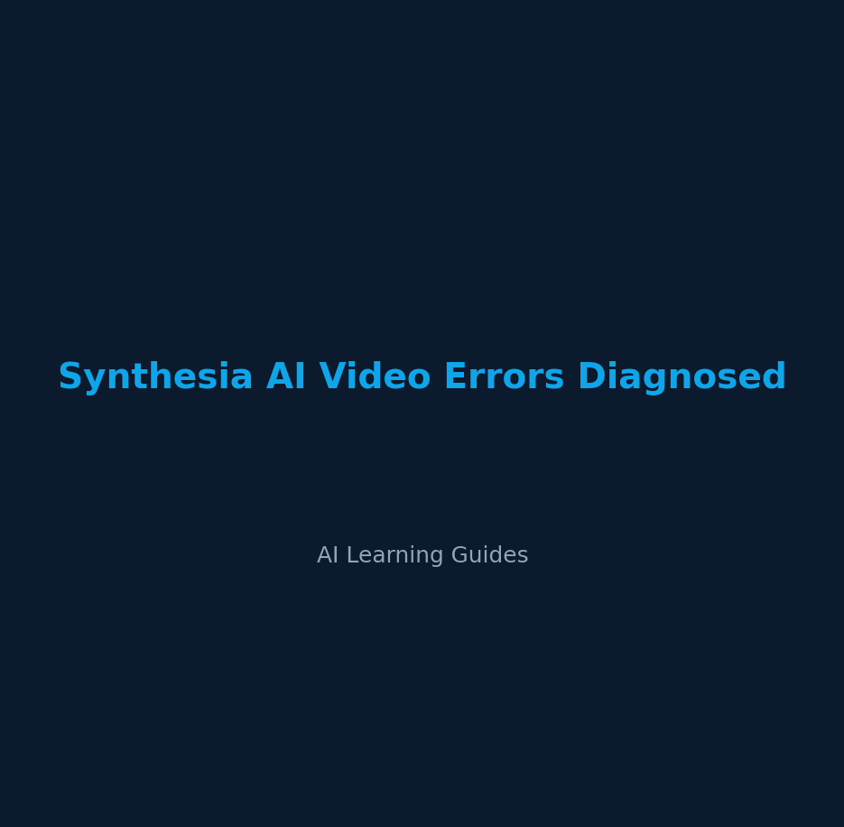 Errores de video en Synthesia: diagnóstico empresarial 2026
