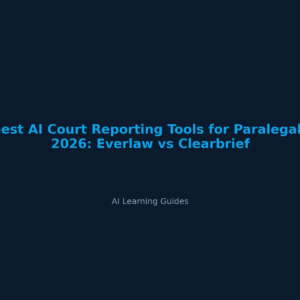 Best AI Court Reporting Tools for Paralegals 2026: Everlaw vs Clearbrief - ailearningguides.com